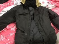 Куртка зимняя военная аляска черная вмф
