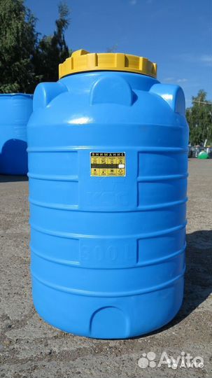 Бак для воды 500 литров с краном пластиковый
