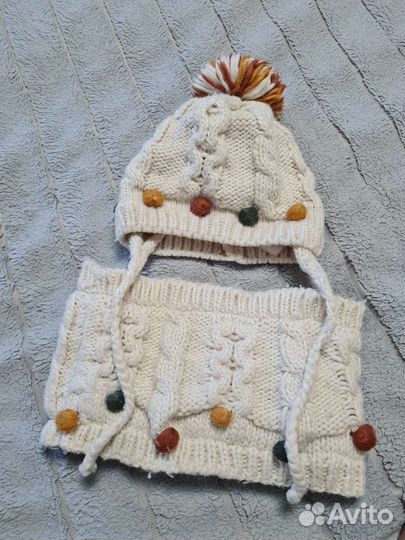 Шапка и снуд zara