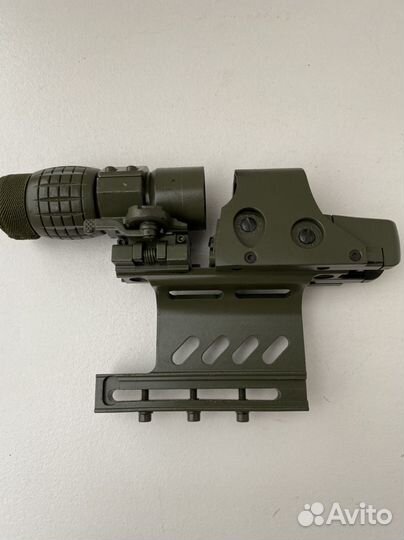 Коллиматорный прицел, магнифер откидной