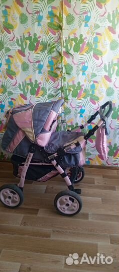 Коляска-трансформер 3в1 *Mikrus*всесезонная