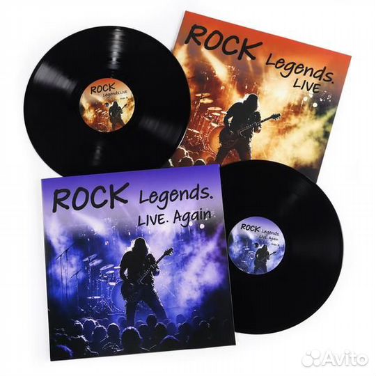 Rock legends. live. again (various artists, limite