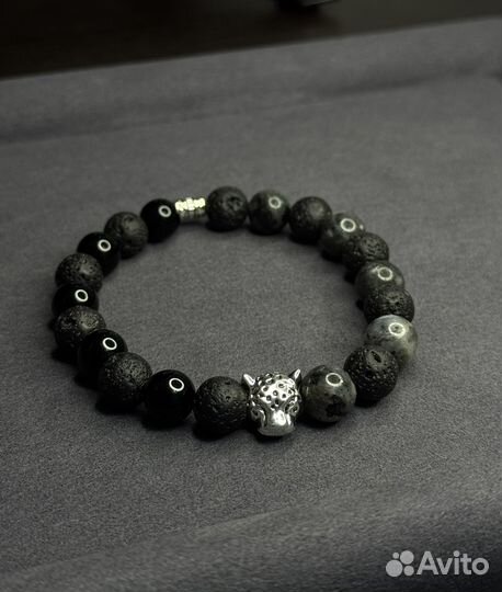Мужской браслет из натуральных камней