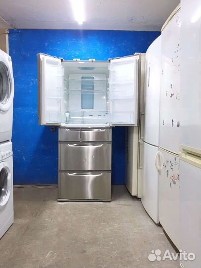 Холодильник 6ти дверный со льдом бу Toshiba гарант