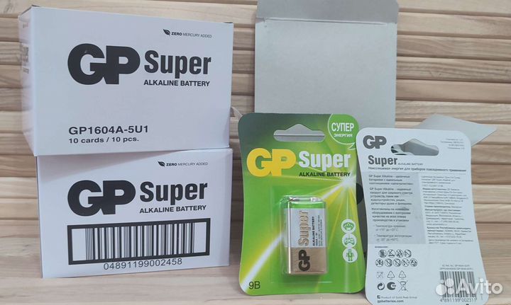 Батарейка 9v крона