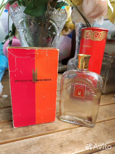 Флакон от одеколона Красная Москва СССР
