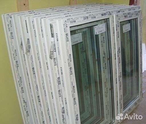 Пластиковые окна ширина 1100мм. высота 1200мм. 1шт
