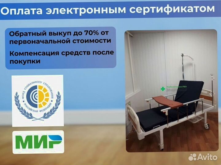 Кровать медицинская функциональная