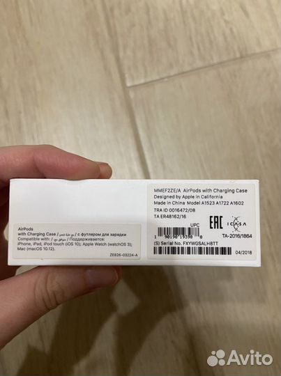 Airpods оригинал 1-го поколения