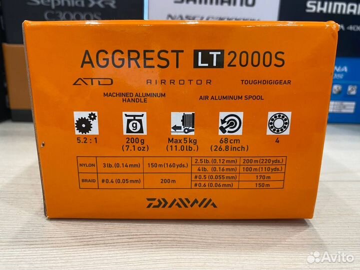 Катушка Daiwa Aggrest LT 2000S