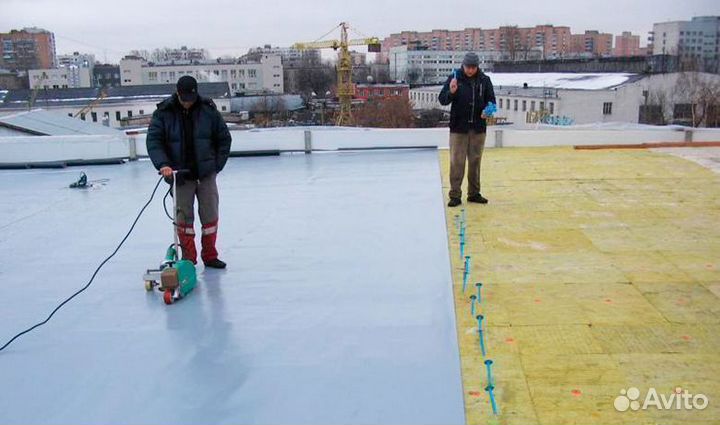 Монтаж и ремонт мембранной кровли