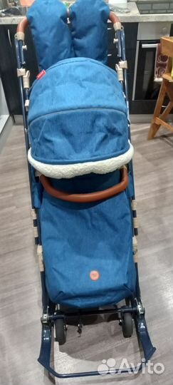 Санки коляска ника 7 8к