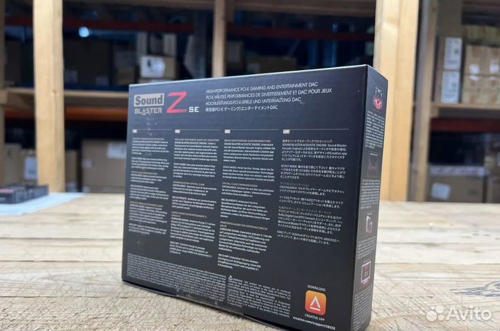 Новые звуковые карты Creative sound blaster Z SE