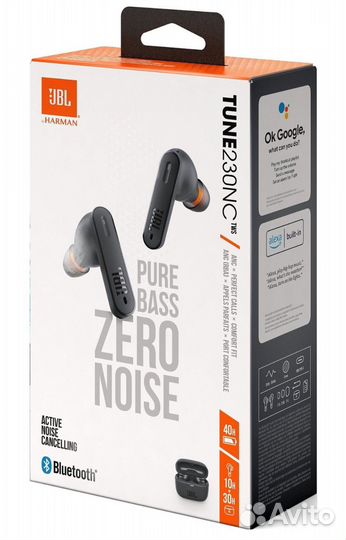 Беспроводные наушники jbl tune 230nc