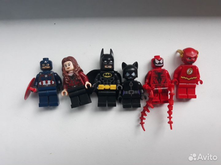 Lego минифигурки Marvel, DC, harry potter, ninjago