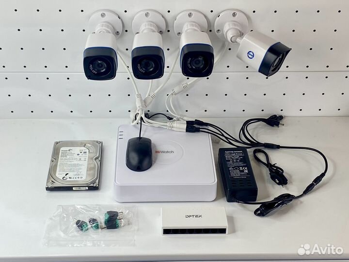 Камера видеонаблюдения комплект