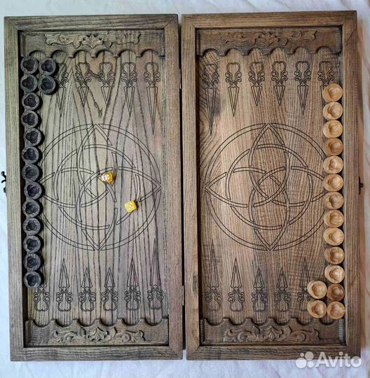 Нарды резные ручной работы 