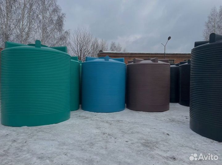 Пластиковая емкость для воды 10000 л