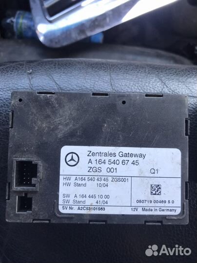 Блок ZGS мерседес ML W164