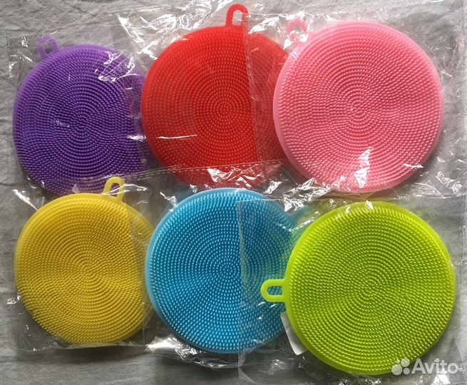 Силиконовая губка-щетка