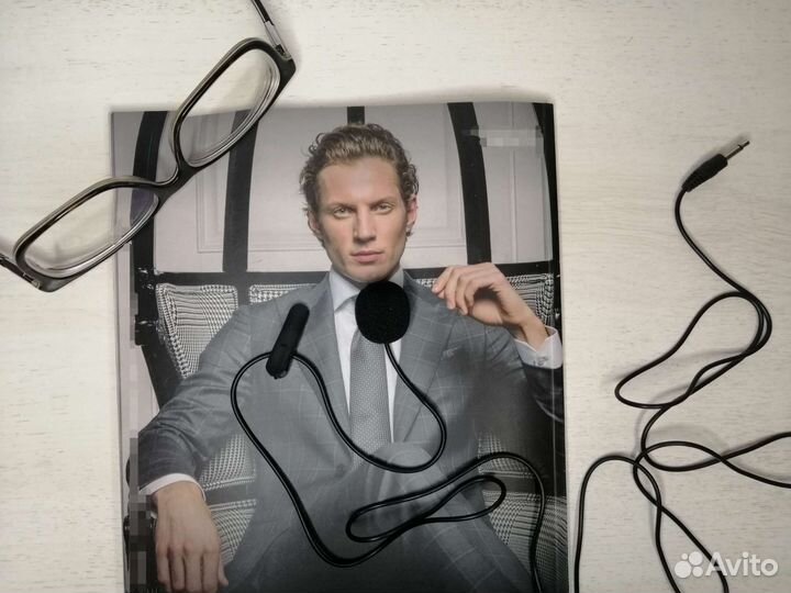 Микрофон петличный проводной