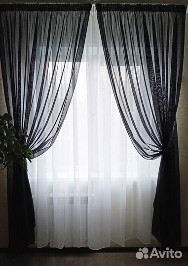 Штора тюль новая 4,0 м