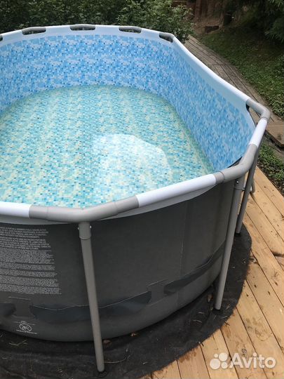 Бассейн овальный Bestway Power Steel
