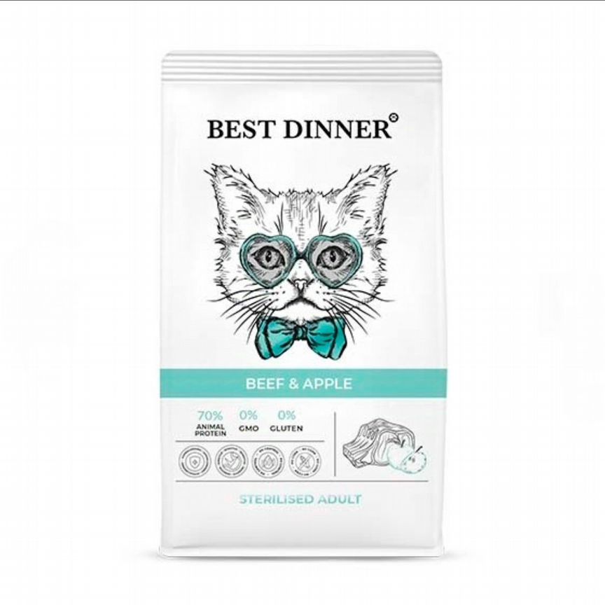 Корм для кошек best dinner adult sterilised