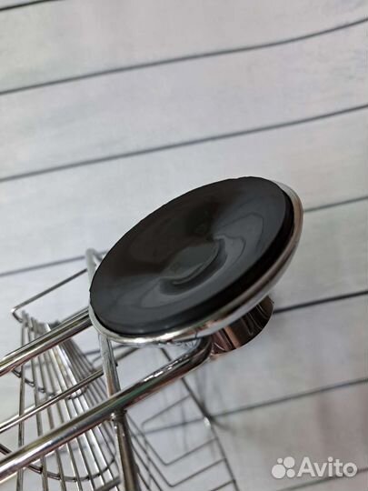 Полка навесная угловая в ванную комнату