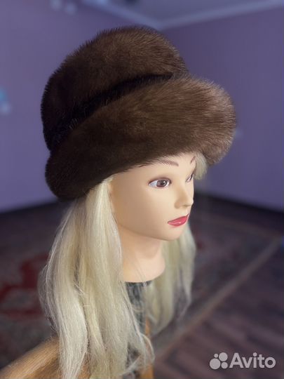 Шляпа женская норковая