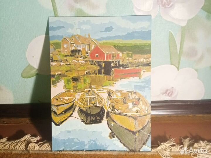 Картины по номерам(уже готовые)