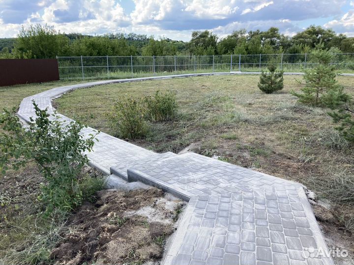 Укладка тротуарной плитки