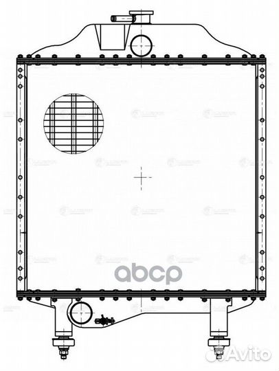Радиатор охл. для с/т мтз-1521/1523/1222 (алюм