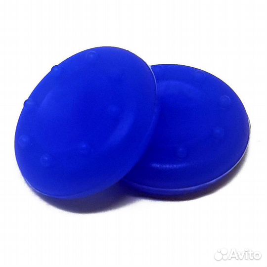 Силиконовые насадки на стики геймпада (Синие)
