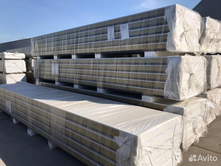 Кровельные сэндвич-панели из минеральной ваты