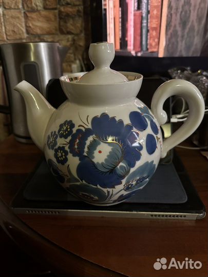 Чайник заварочный фарфоровый большой СССР