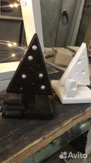 Подставка для телефона, ручек И визиток из дерева