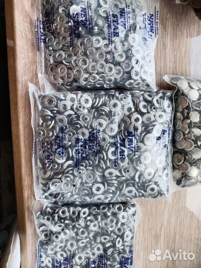 Кнопка 15мм Альфа сталь цв. черный никель (720шт)