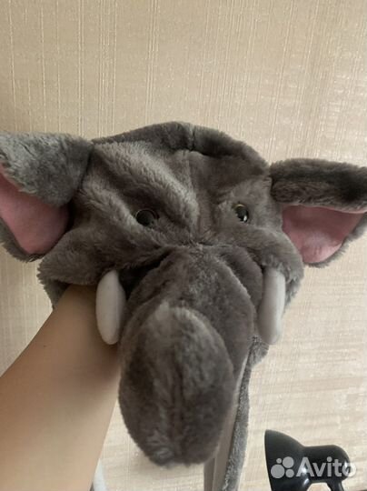 Шапка игрушка пикачу и слоник