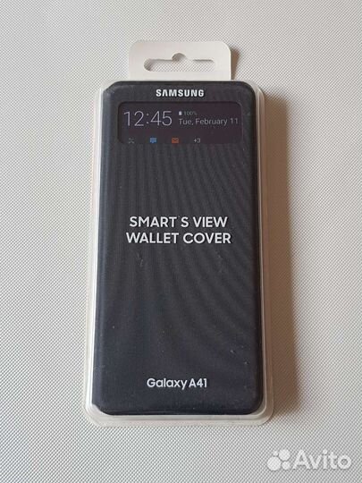 Чехол на Samsung A41 SMART S View Wallet оригинал