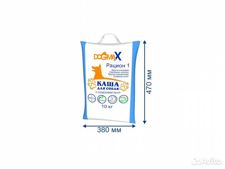 Каша для собак