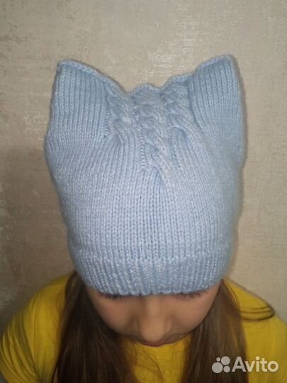 Шапка для девочки ручной работы