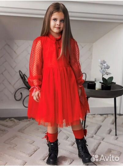 Платье нарядное праздничное 128 - 140