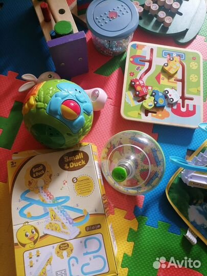 Игрушки пакетом детские 0+