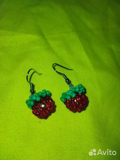 Серьги из бисера