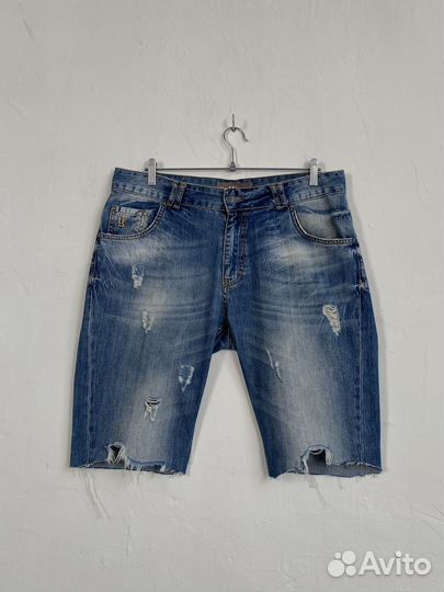 32 Galliano Distressed Denim Shorts Margiela Dior