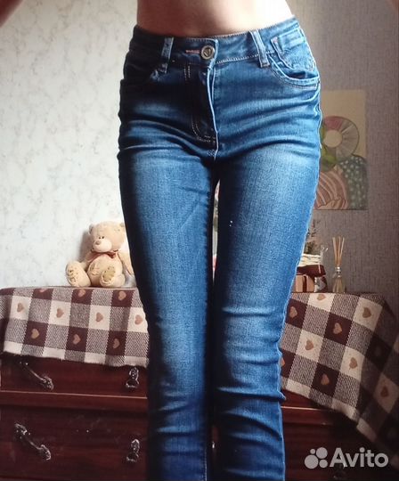 Джинсы скини