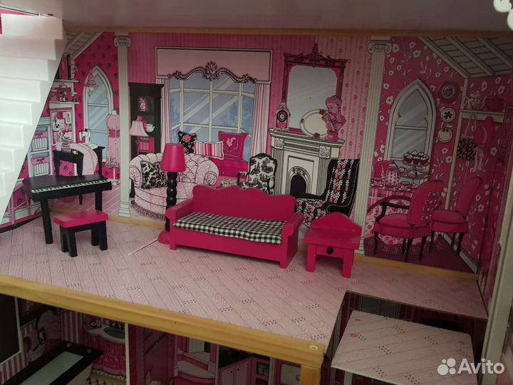 Кукольный домик с мебелью kidktaft