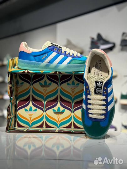 Adidas gazelle X Gucci (blue)