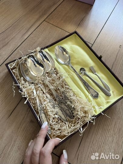 Посеребрянные ложки СССР